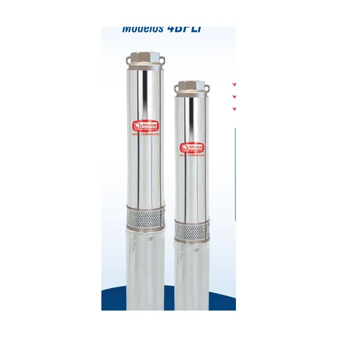 Bomba Ebara 4″ · 0,5 cv · 1,8 mil L/h · 80 m de altura · 4 polegadas — conjunto submerso Ebara 4BPLi em inox