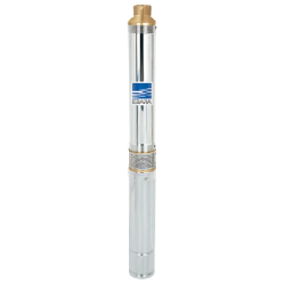Bomba Ebara 4″ · 0,5 cv · 8 mil L/h · 31 m de altura · 4 polegadas